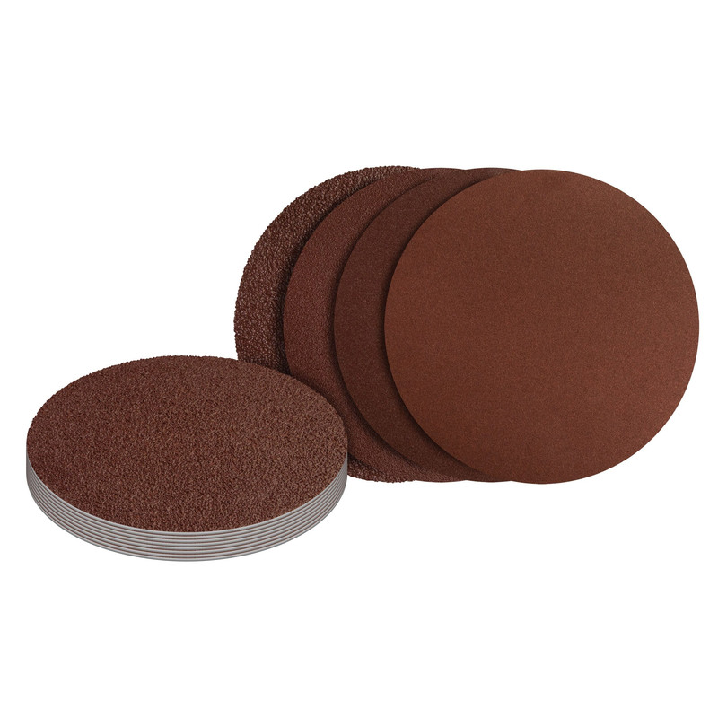 100 mm Hook and Loop Sanding Disc - Grit:Assorted - Pieces:12-Piece